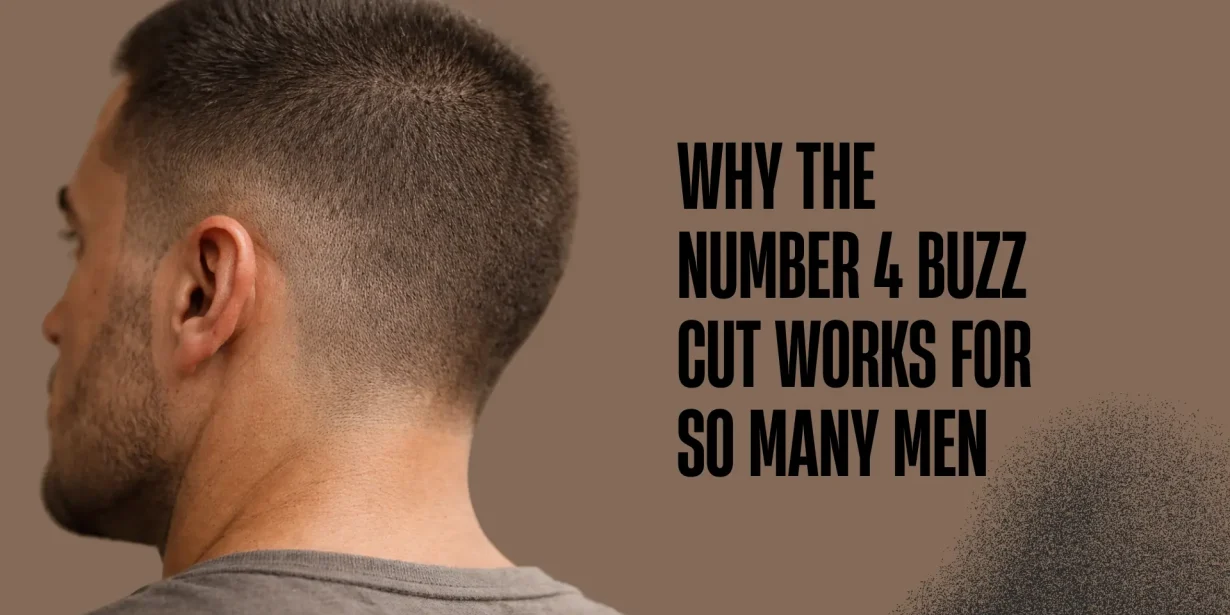 number 4 buzz cut