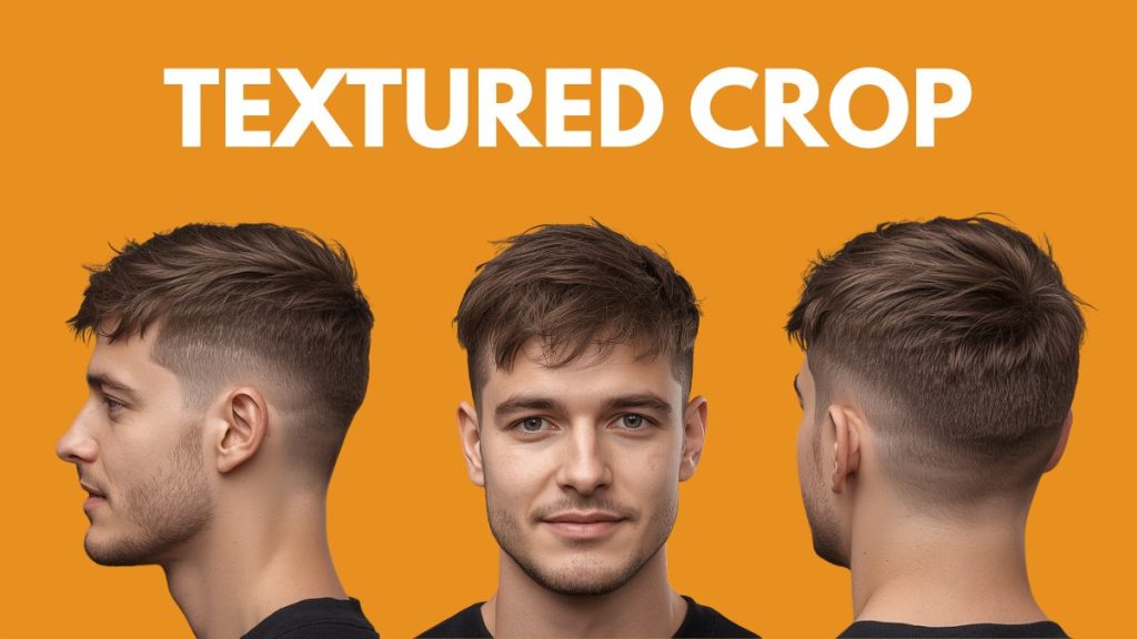Men's Haircut the Textured Crop
