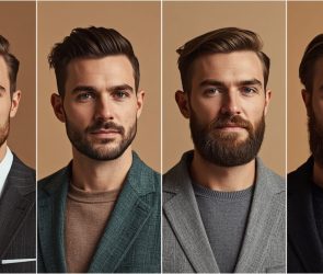 Five best men's beard styles 2026 including designer stubble, short boxed beard, stubble fade and medium length beard